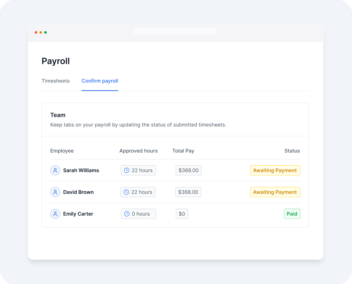 Introducing Time & Payroll