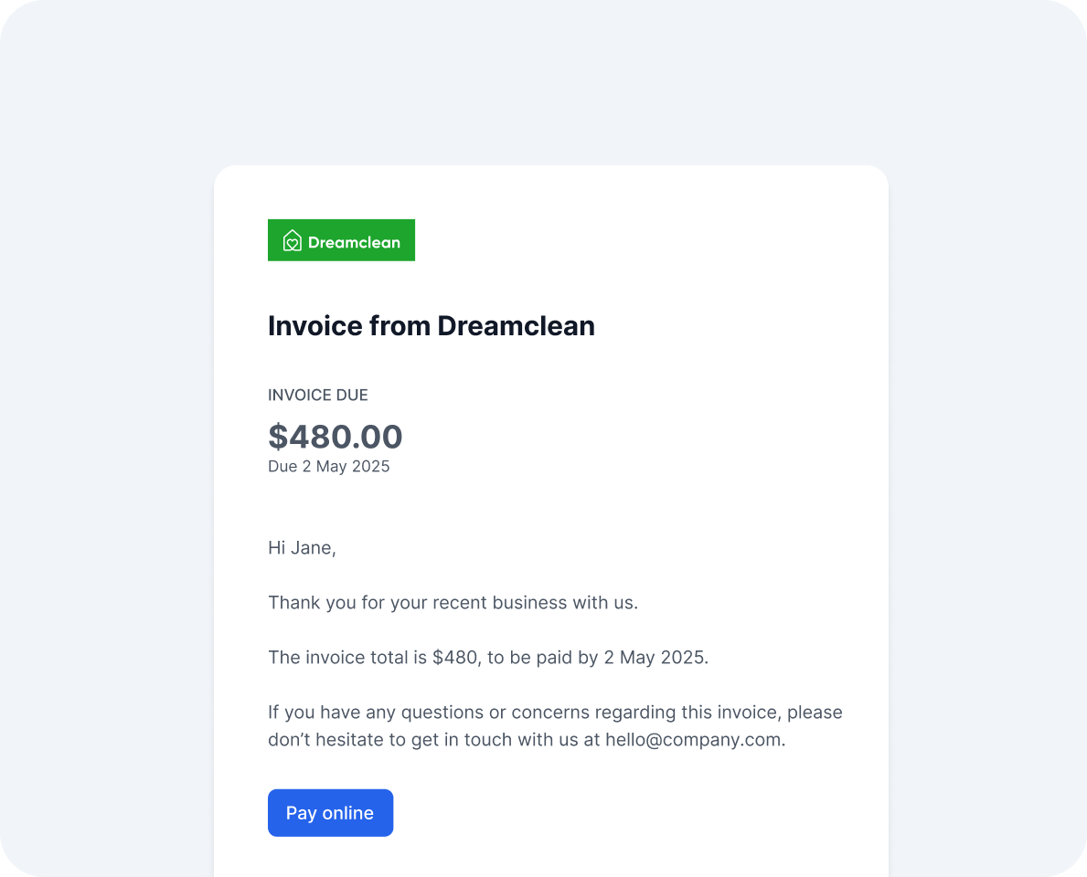 Kabox scheduling page