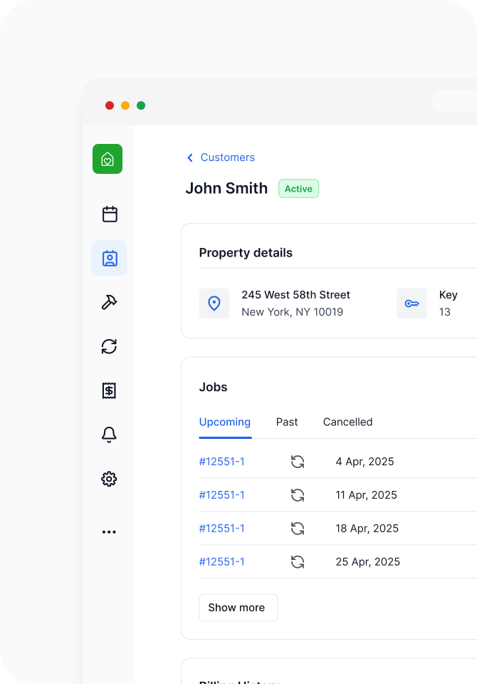 Kabox CRM detailed view